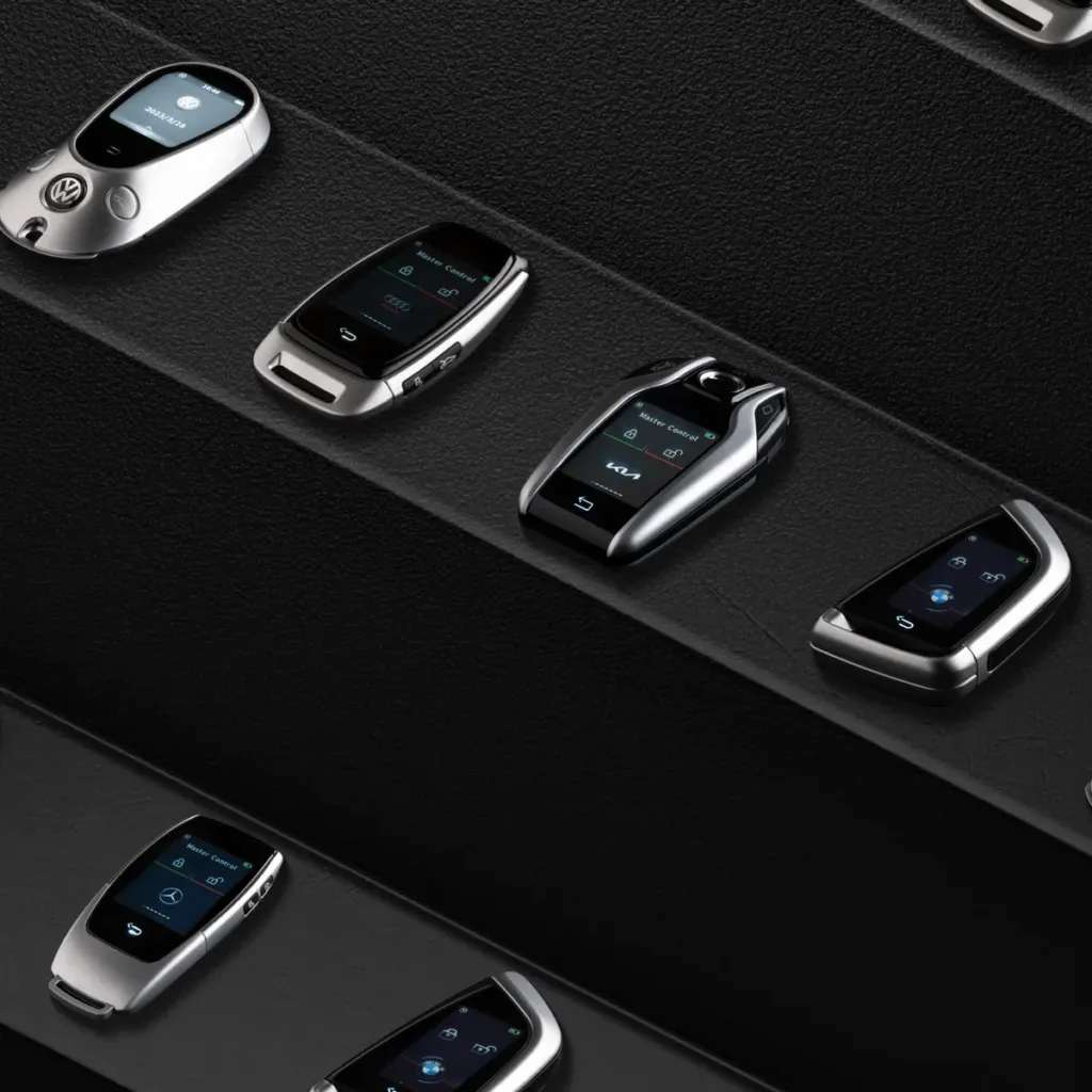Car key replacement service in the USA with locksmith programming a modern smart key